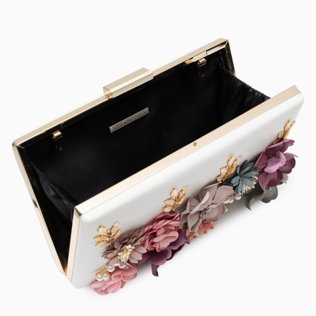 Juliet Flower Clutch Bag - Image 4