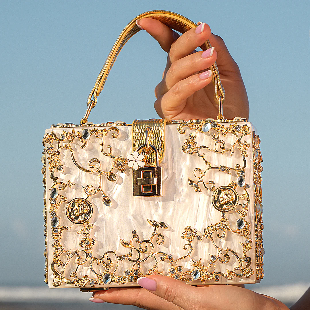Acrylic Box Handbag - Image 4