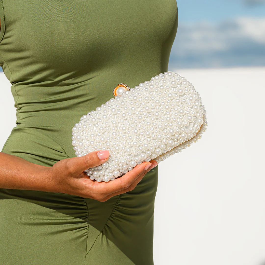 Chantal Pearl Clutch Bag - Image 5