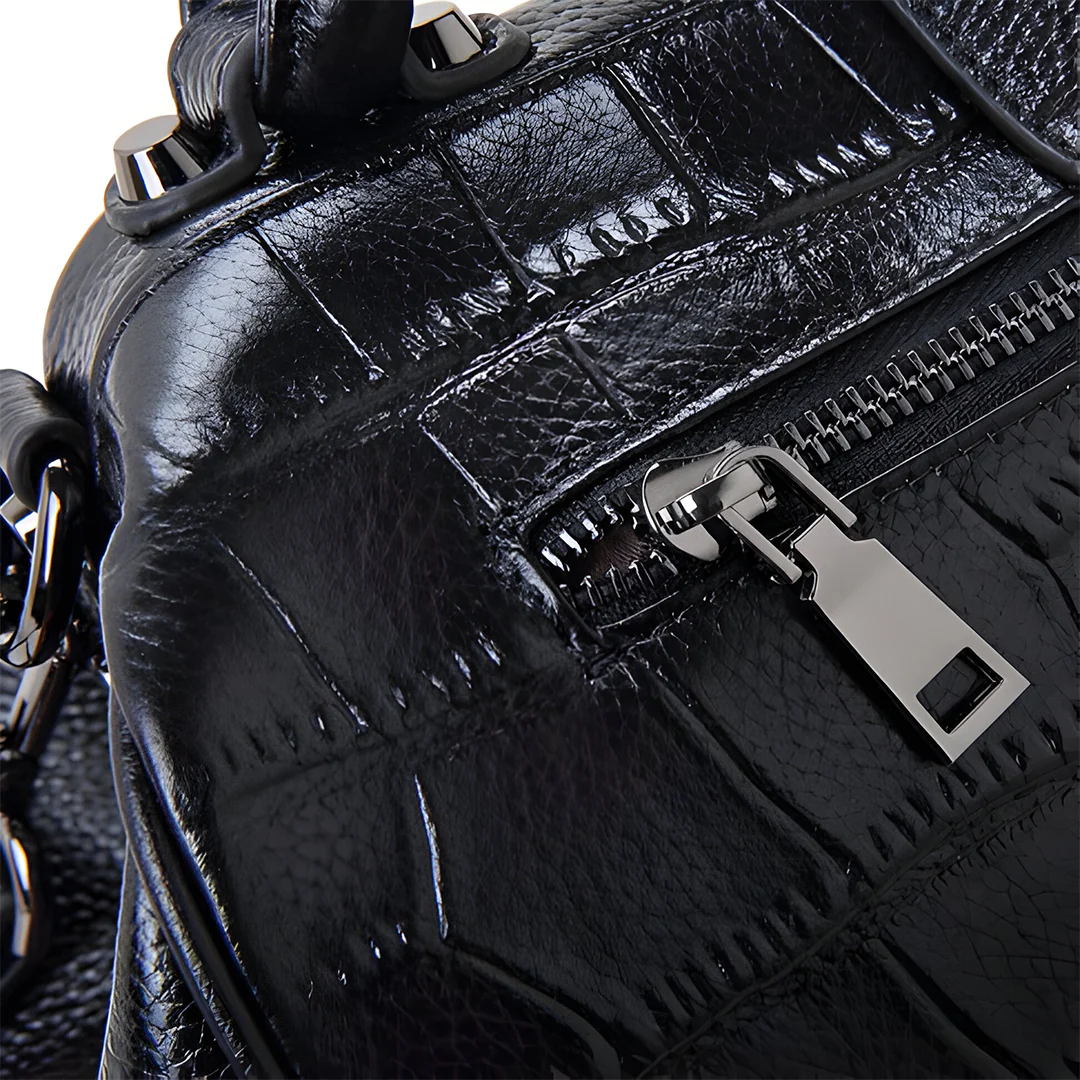 Elena Crocodile Handbag - Image 4