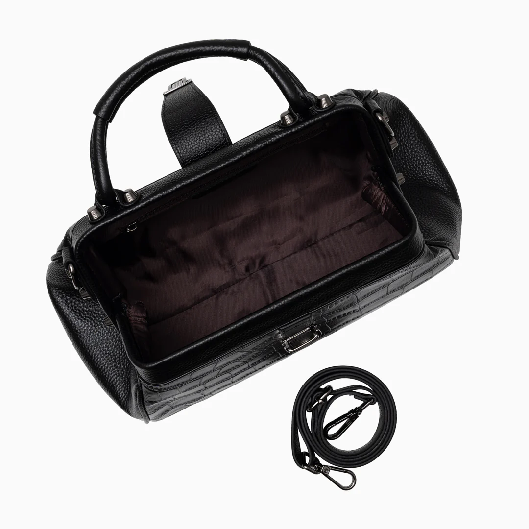 Elena Crocodile Handbag - Image 5