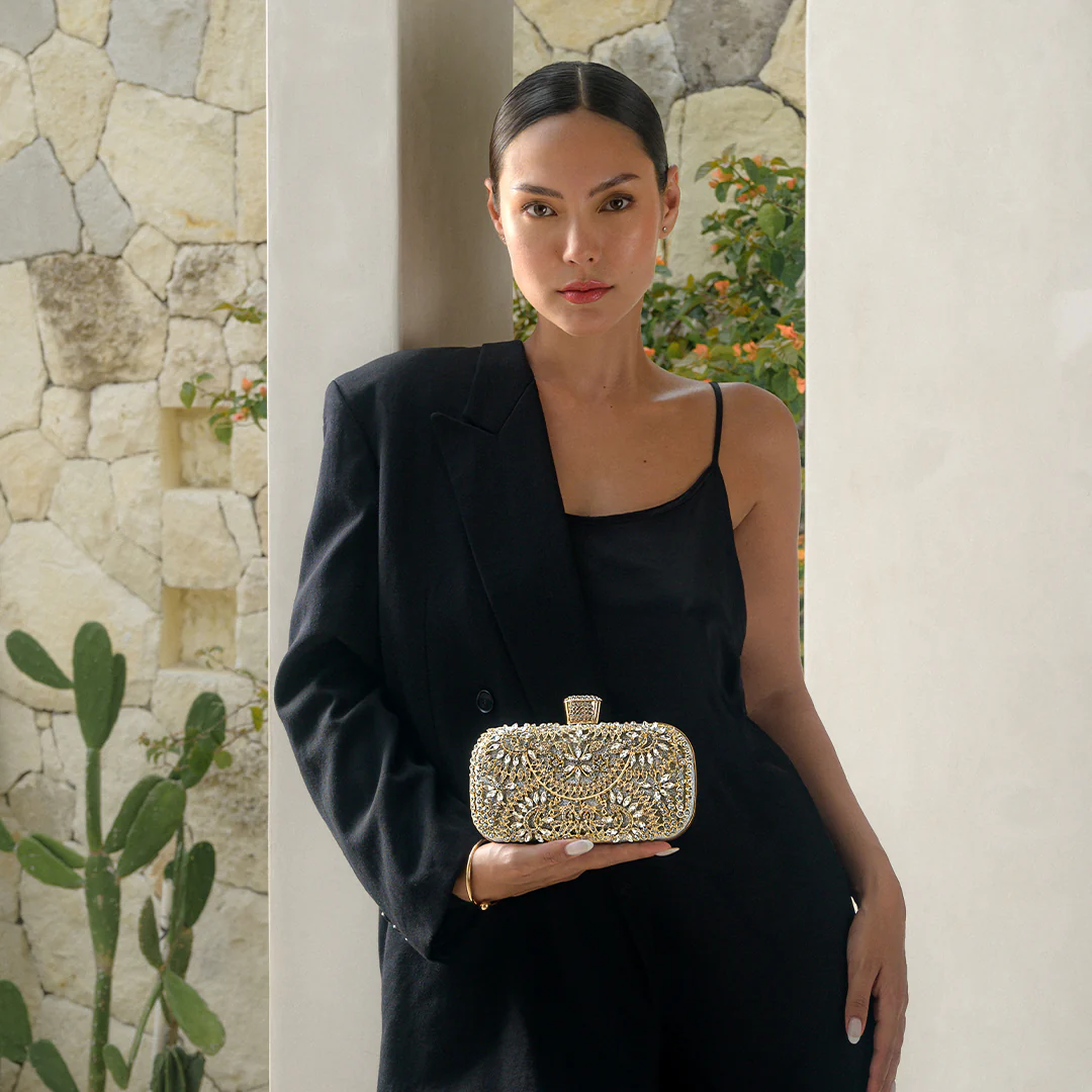 Luxurious Flower Clutch Bag - Image 10