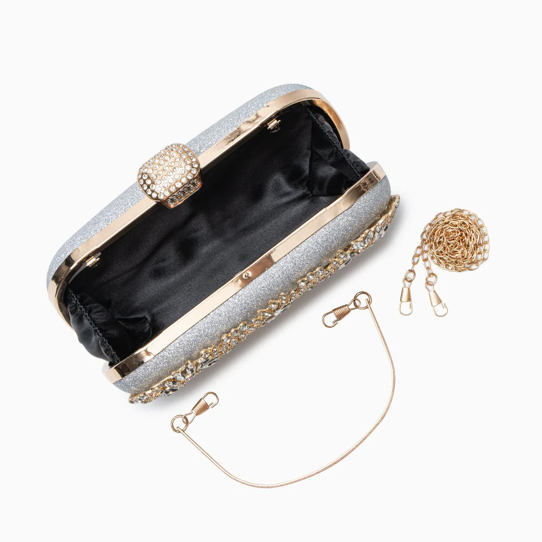 Luxurious Flower Clutch Bag - Image 13