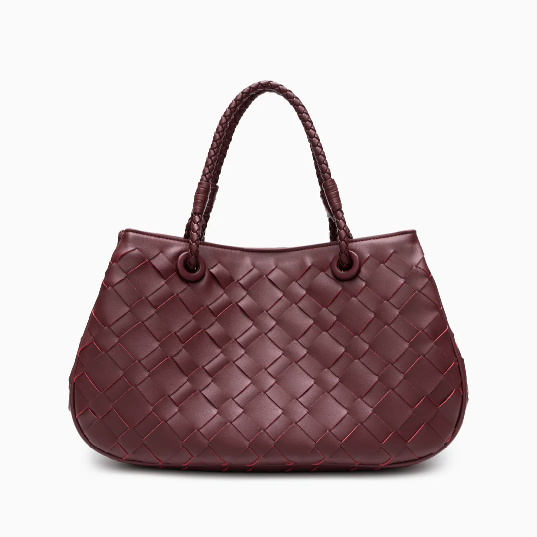 Noire Weave Shoulder Bag - Image 5