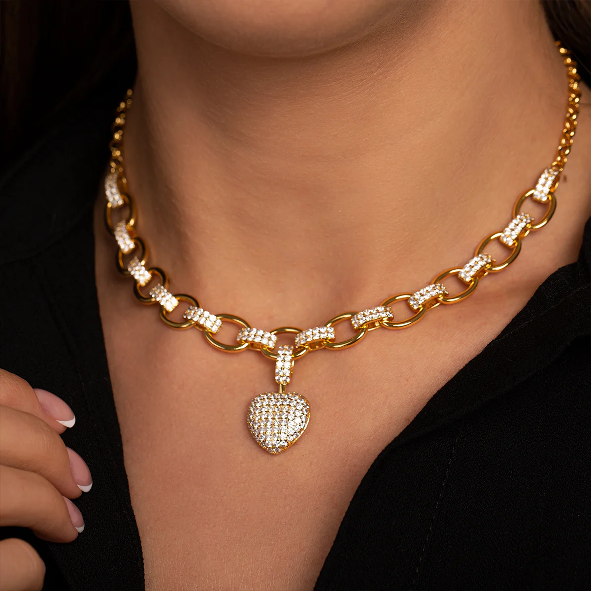The Hills Heart Pendant Jewelry Set - Image 3
